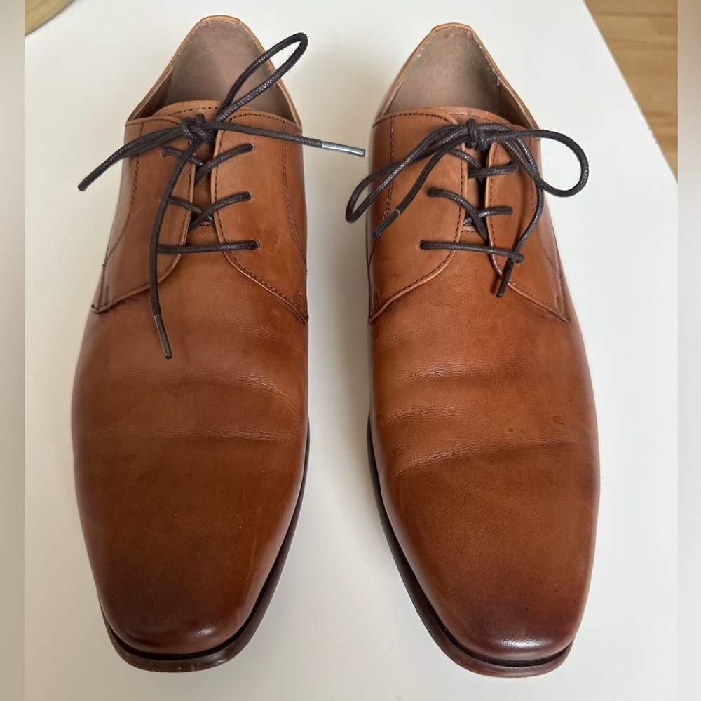 ALDO Classic Brown Leather Men's Dress Shoes